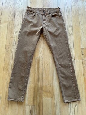 Old Navy Men's Slim Straight Jeans, Size 30/32 Tan